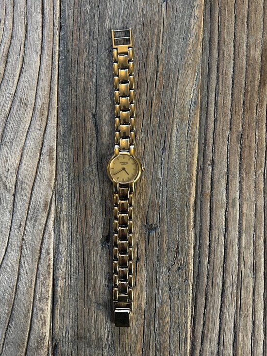 Raymond Weil Geneve 3740-1 18K Gold Plated Watch Swiss Quartz w Box